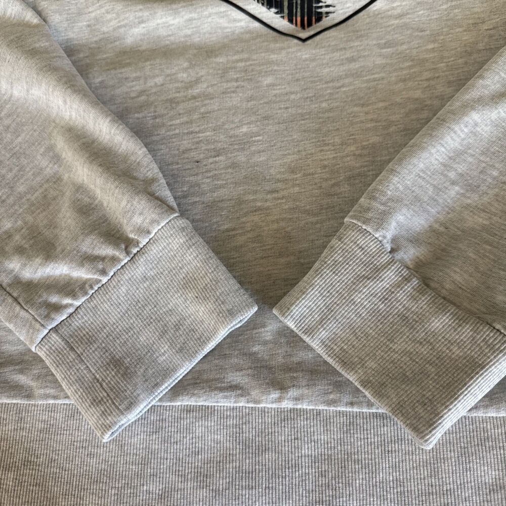 Jack‎ & Jones Graphic Sweatshirt Mens Large Gray Long Sleeve Crew Neck Pullover - Picture 11 of 13